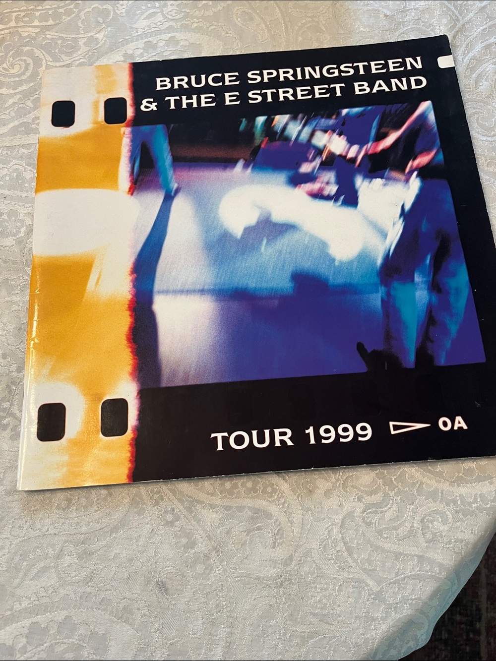 Bruce Springsteen & The E Street Band Tour 1999 Coffee Table Book - Blue/Yellow